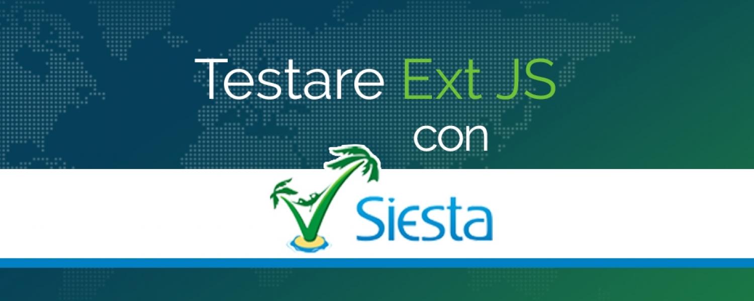 Testare Ext JS con Siesta